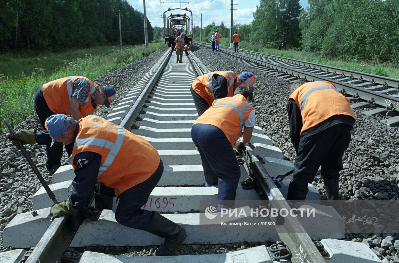 Летние путевые работы на Московской железной дороге