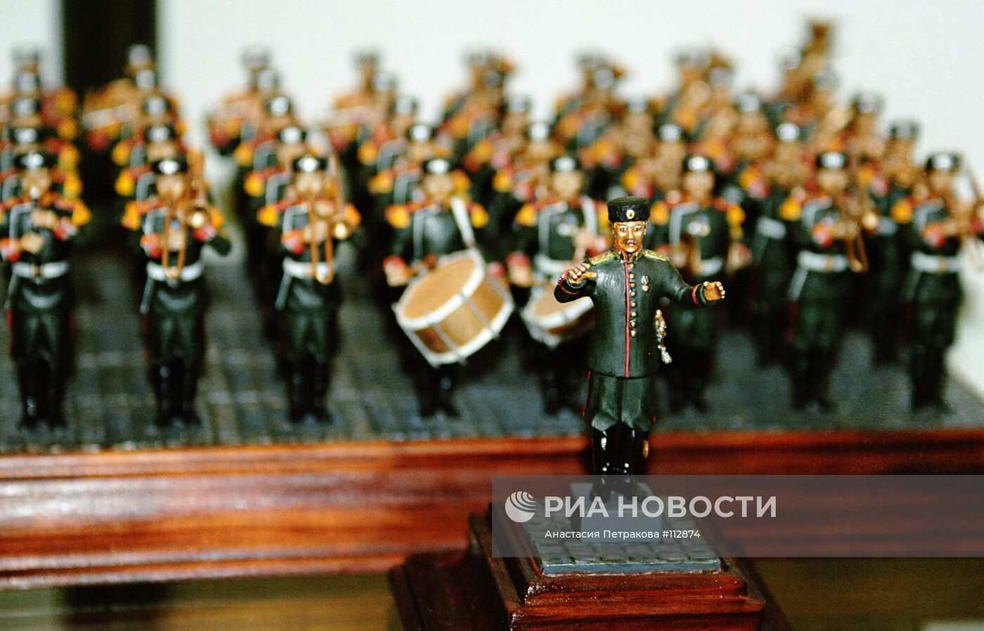 На выставке военно-исторической миниатюры "Оловянные солдатики"