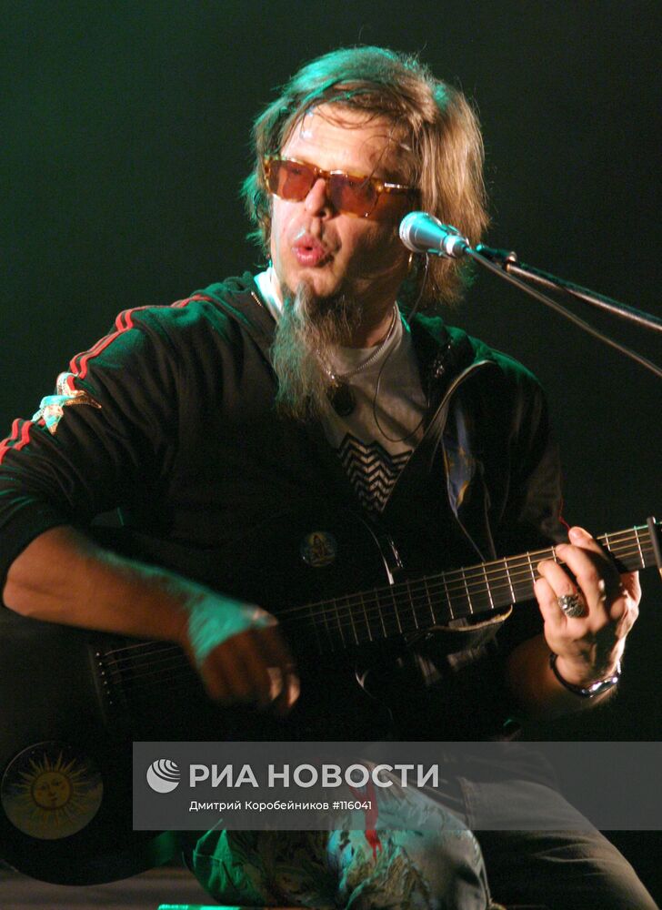 Рок-музыкант Борис Гребенщиков