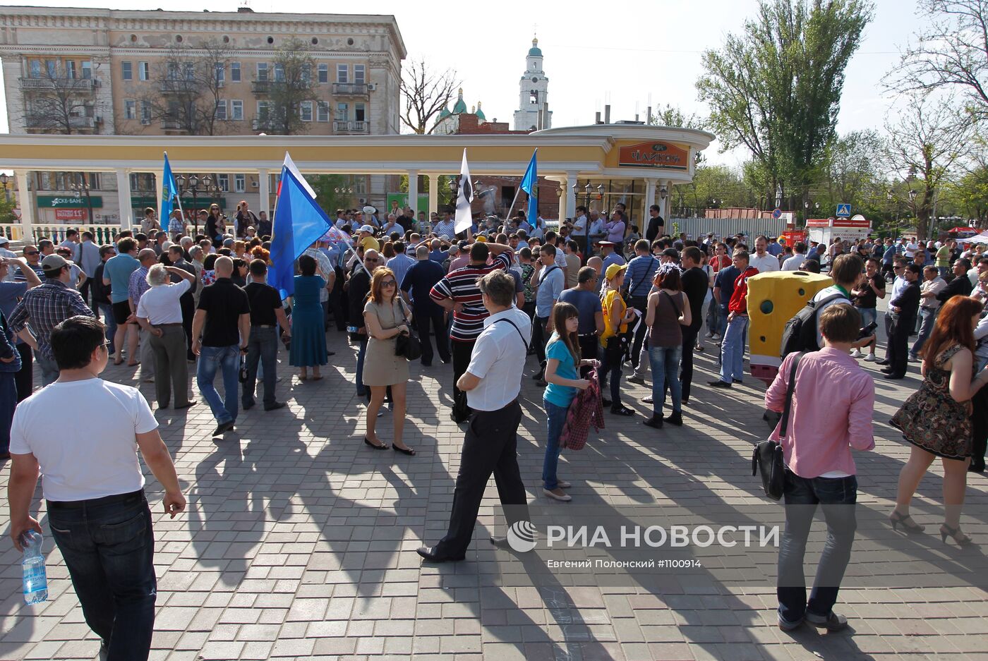 Митинг "За честные выборы" в Астрахани