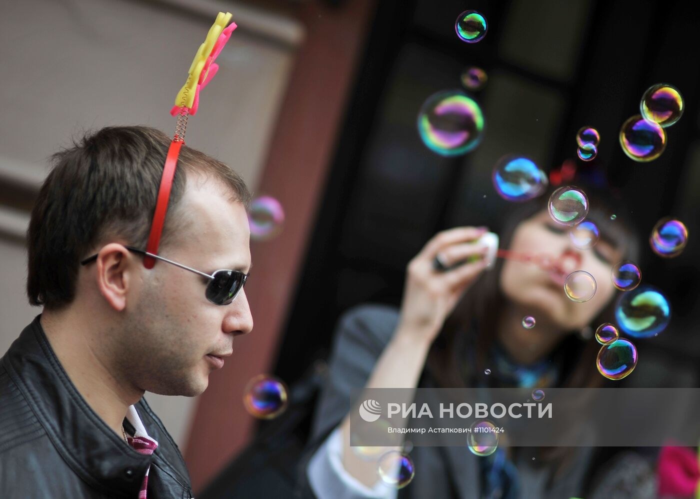 Ежегодный парад мыльных пузырей