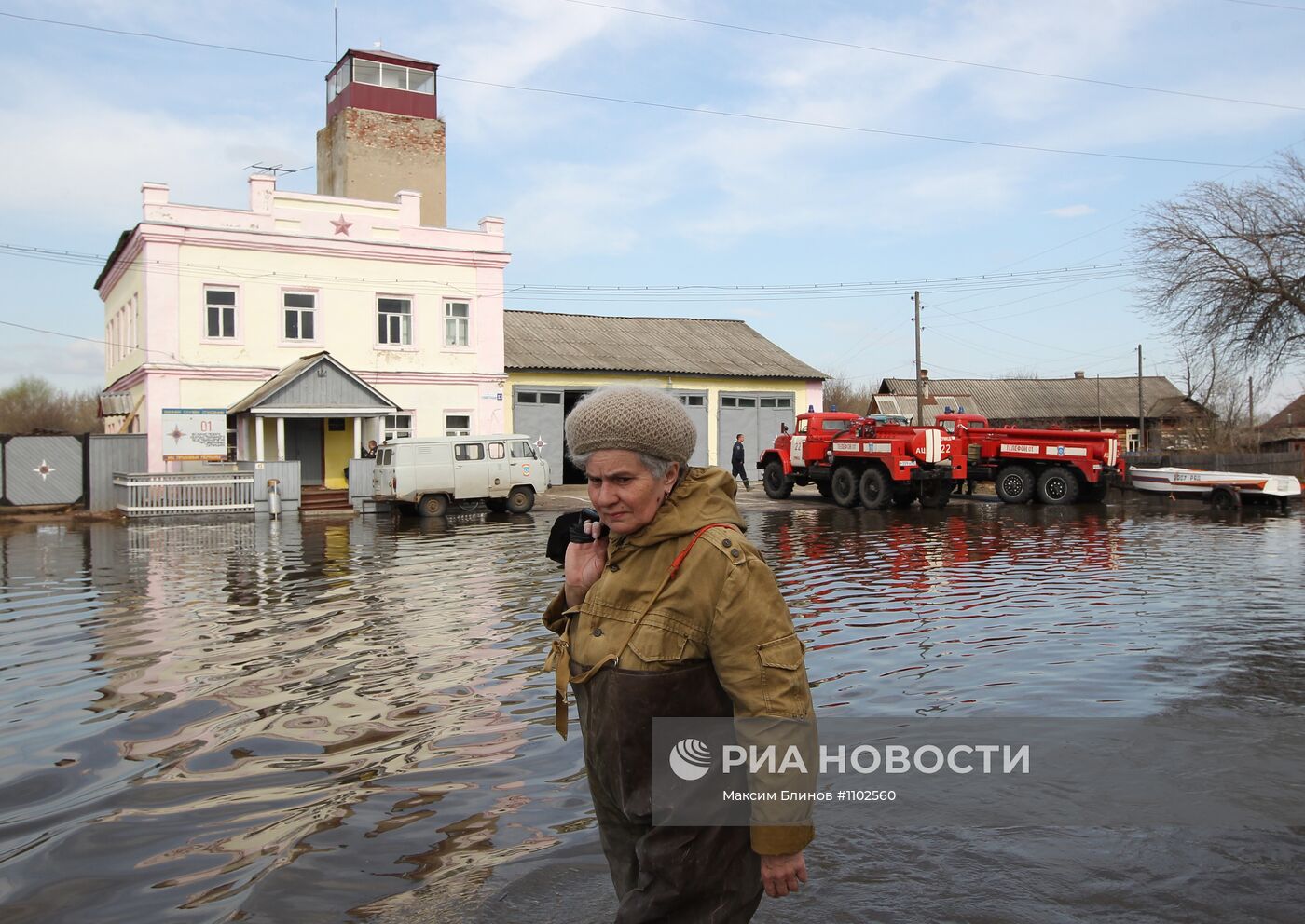 Паводковая обстановка в поселке Кадом Рязанской области