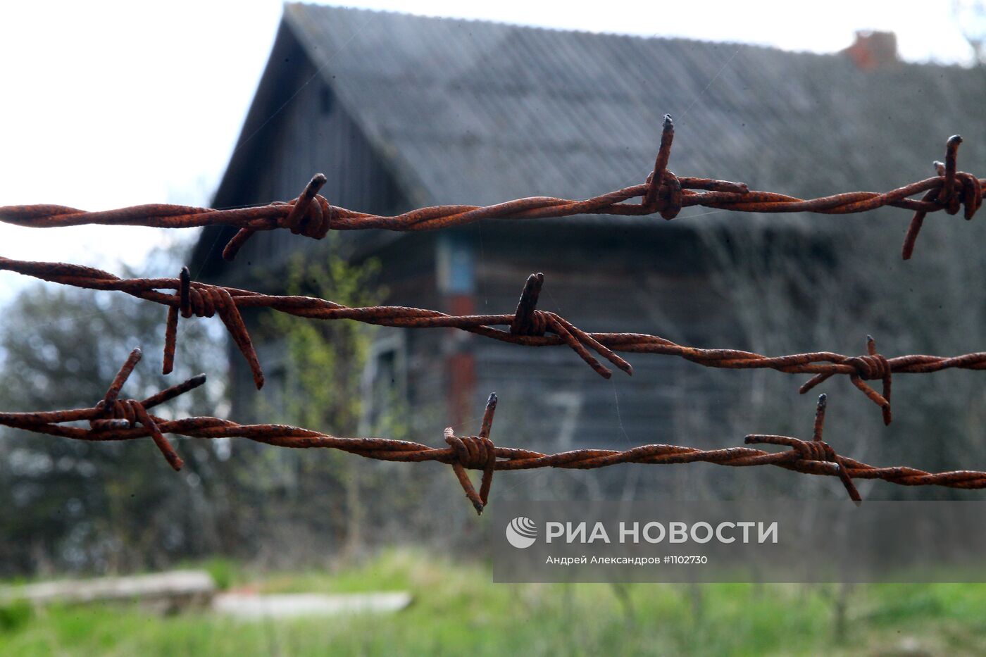 Деревня в зоне отчуждения Чернобыльской АЭС