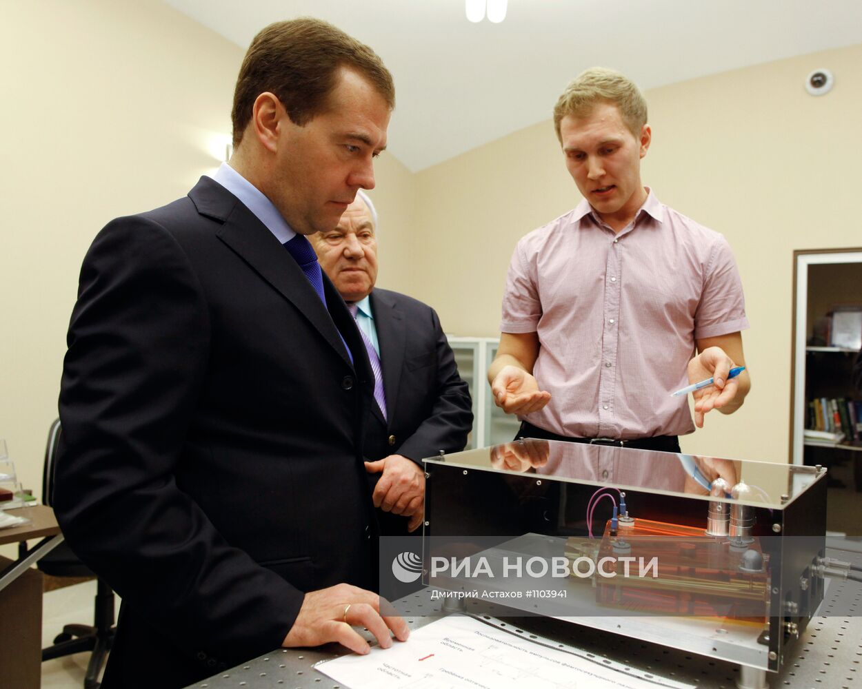 Посещение Д. Медведевым МГТУ имени Н.Э. Баумана