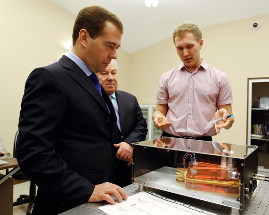 Посещение Д. Медведевым МГТУ имени Н.Э. Баумана