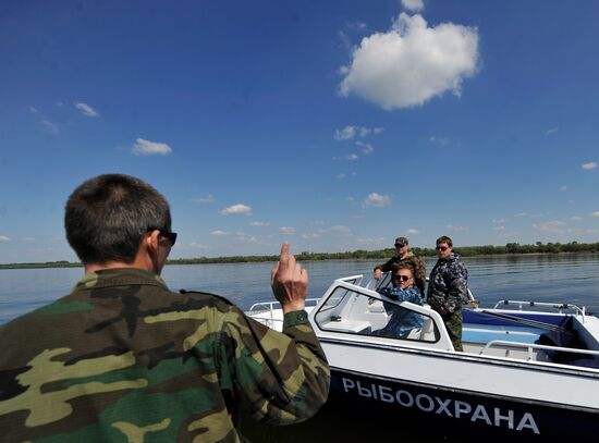 Рейд по борьбе с браконьерством в Астраханской области