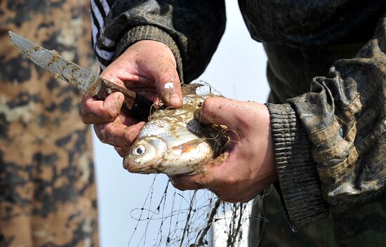 Рейд по борьбе с браконьерством в Астраханской области