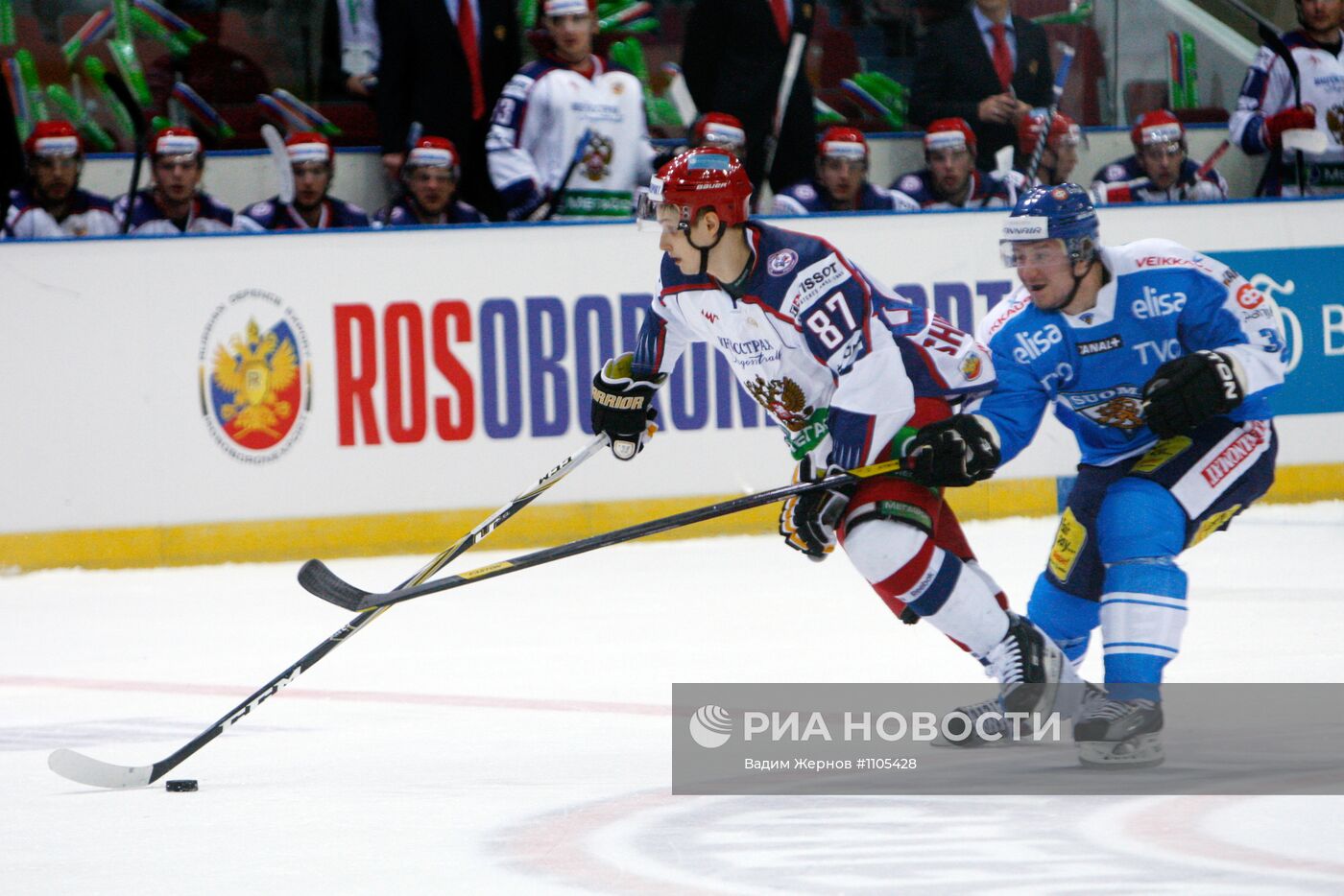 Хоккей. Чешские игры. Матч Россия - Финляндия