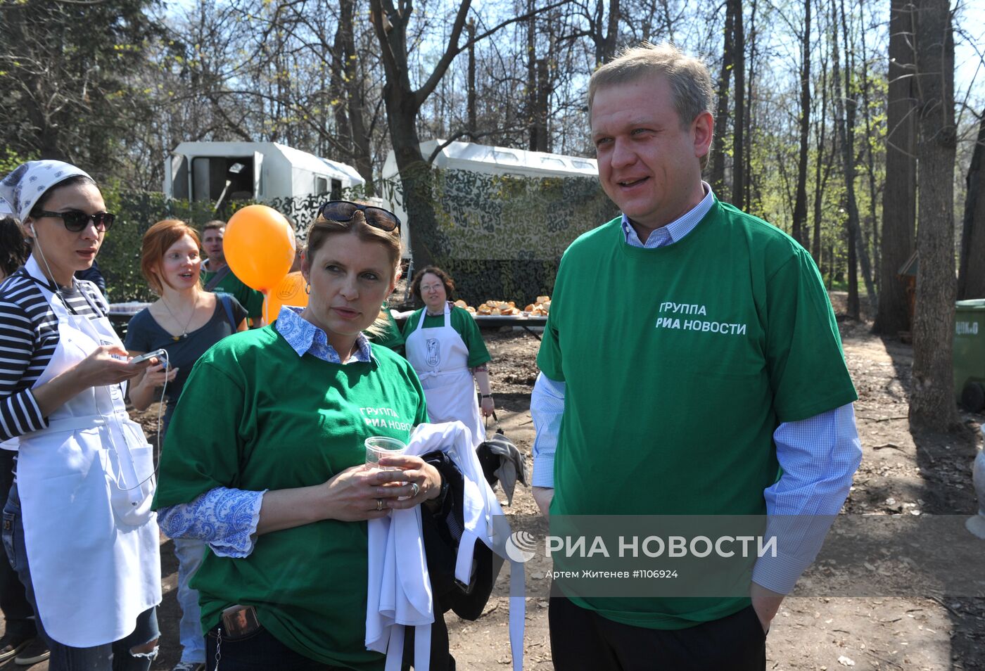Второй медиасубботник в Нескучном саду