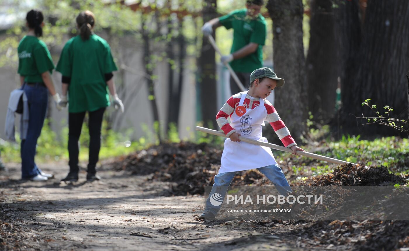 Второй медиасубботник в Нескучном саду