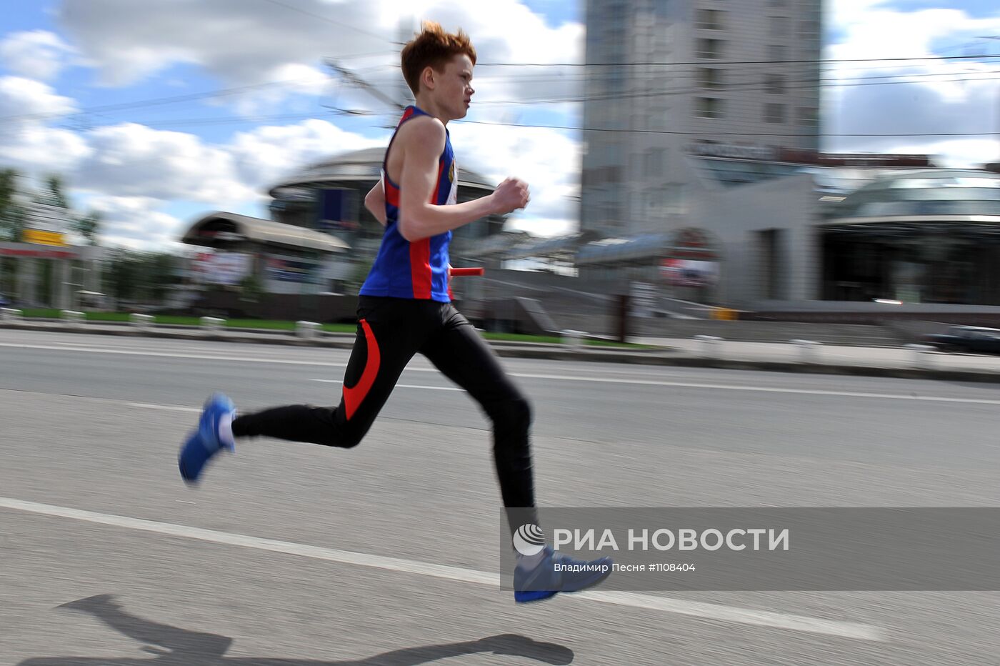 Легкоатлетическая эстафета по Садовому кольцу