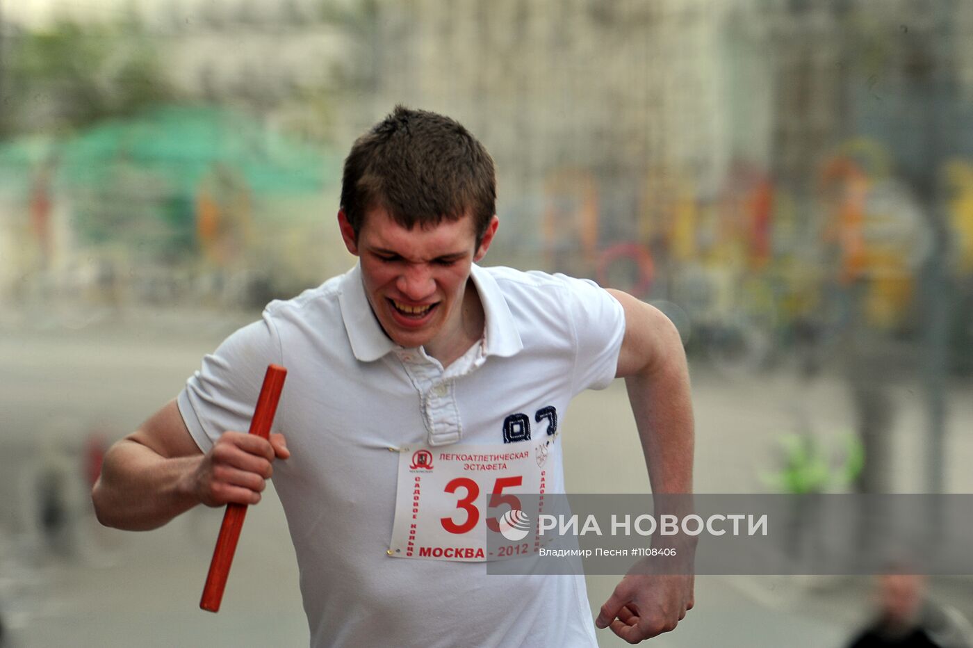 Легкоатлетическая эстафета по Садовому кольцу