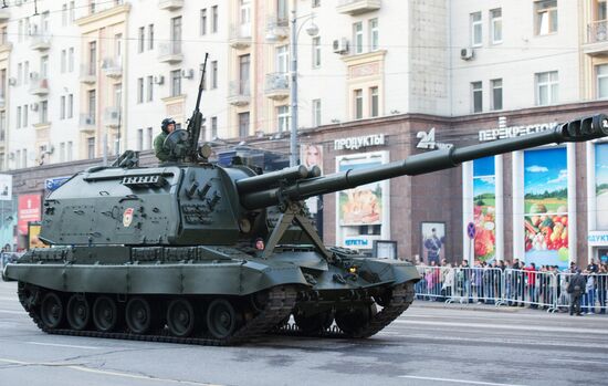 Репетиция парада Победы на Красной площади