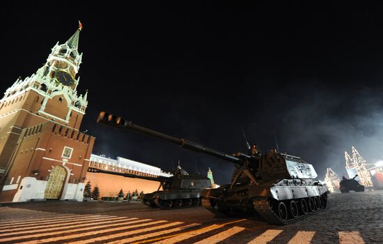 Репетиция парада Победы на Красной площади