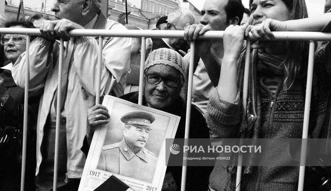 Первомайские шествие и митинг КПРФ в Москве