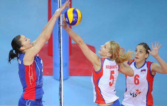 Волейбол. Квалификация ОИ-2012. Матч Сербия - Россия