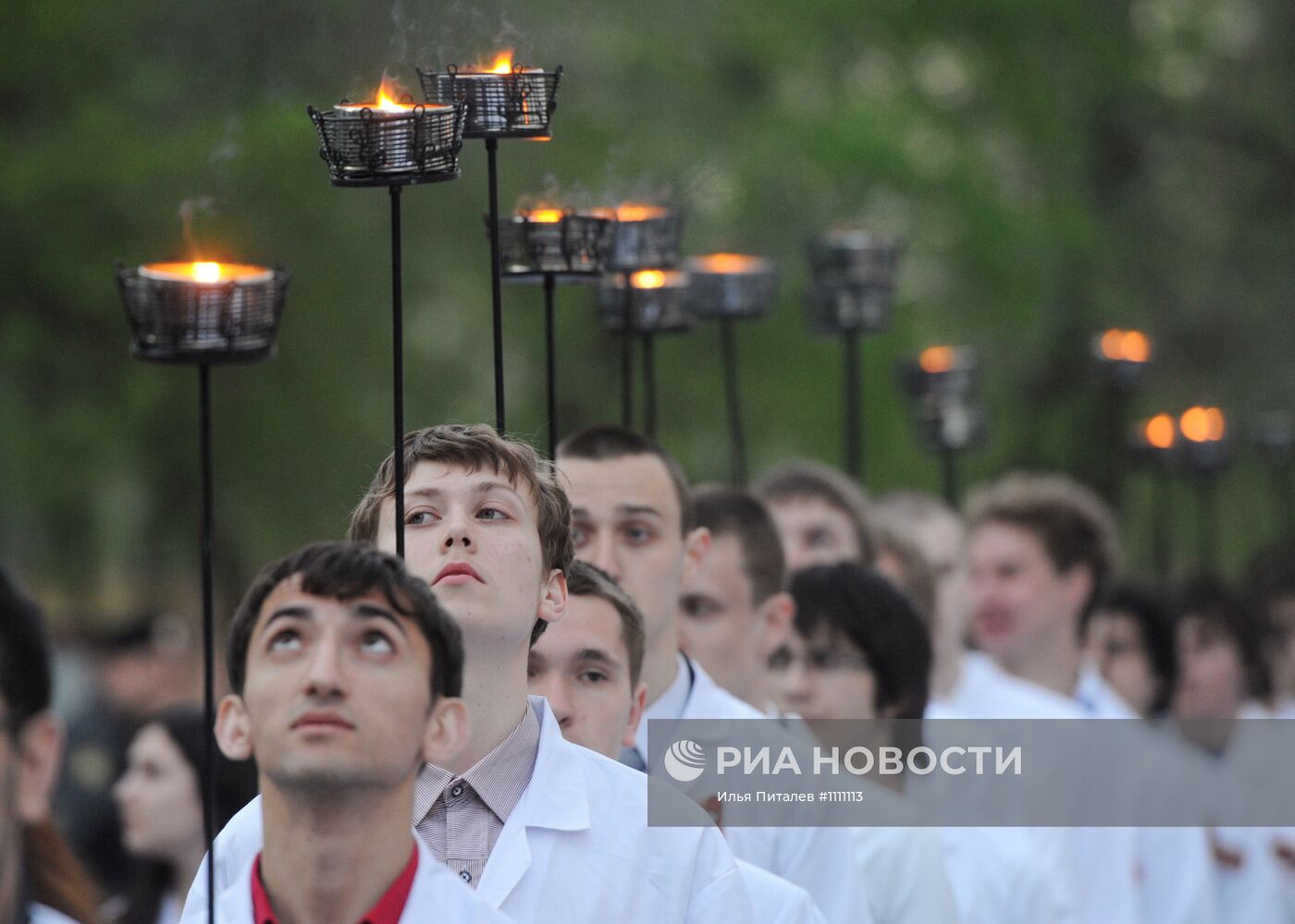 Факельное шествие в честь 67-й годовщины Победы в ВОВ