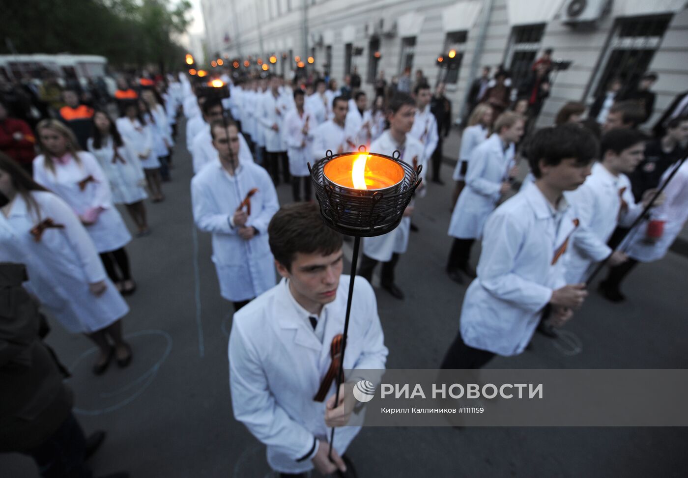 Факельное шествие в честь 67-й годовщины Победы в ВОВ