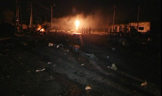 Два взрыва прогремели на посту полиции в Махачкале