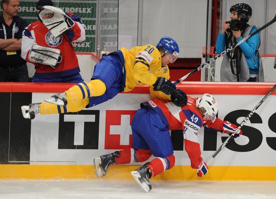 Хоккей. Чемпионат мира. Матч Швеция - Норвегия