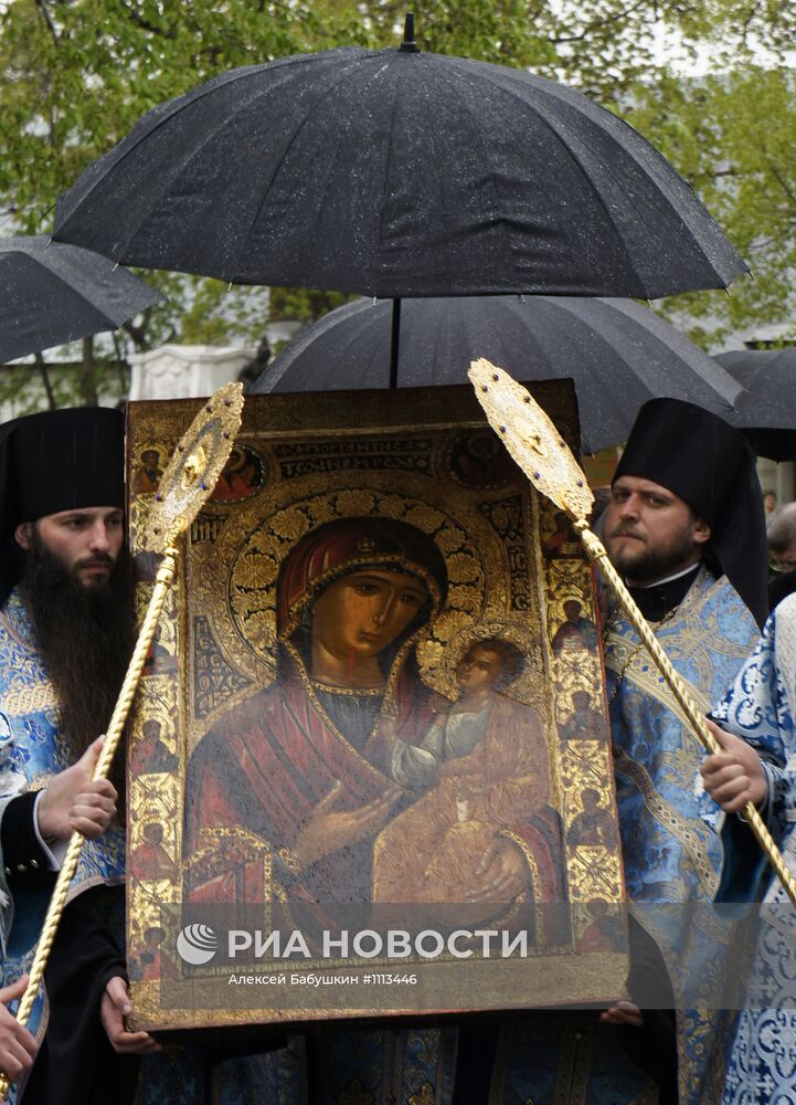 Список Иверской иконы передан Новодевичьему монастырю
