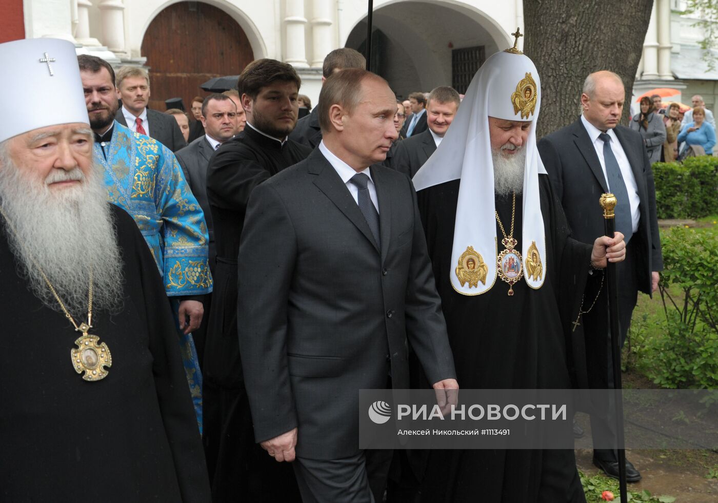 Владимир Путин посетил Новодевичий монастырь