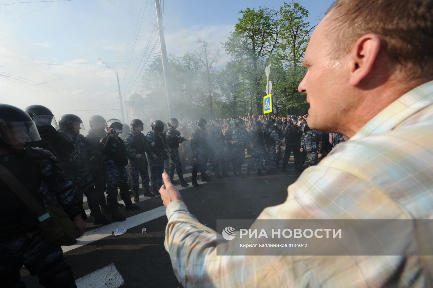 Задержания участников митинга "Марш миллионов" в Москве