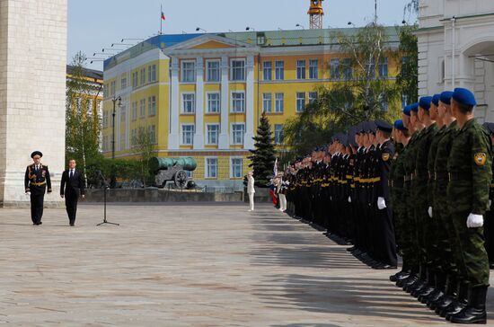 Церемония инаугурации избранного президента РФ В.Путина