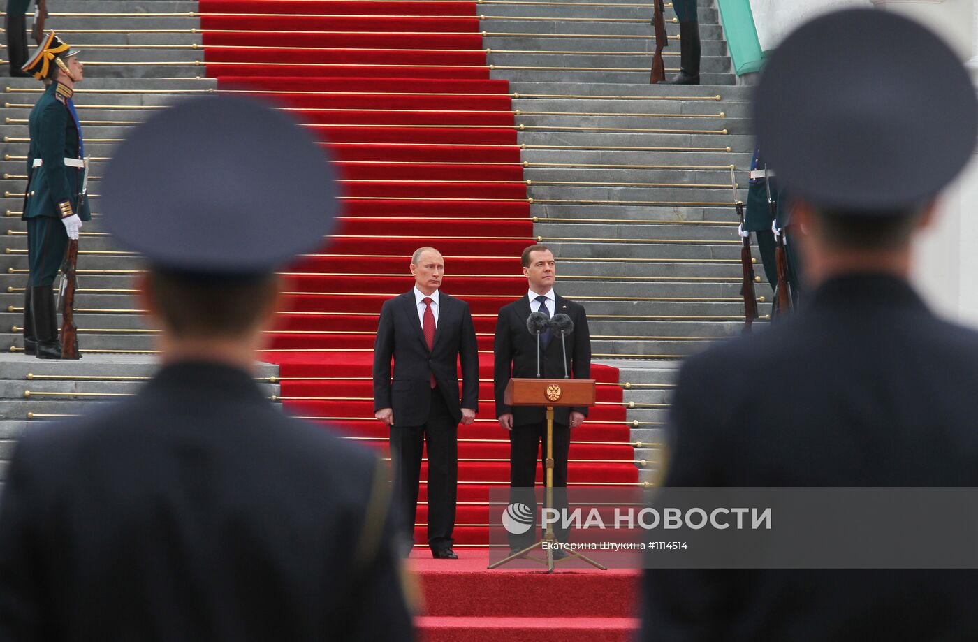 Церемония инаугурации избранного президента РФ В.Путина