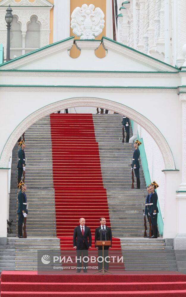 Церемония инаугурации избранного президента РФ В.Путина