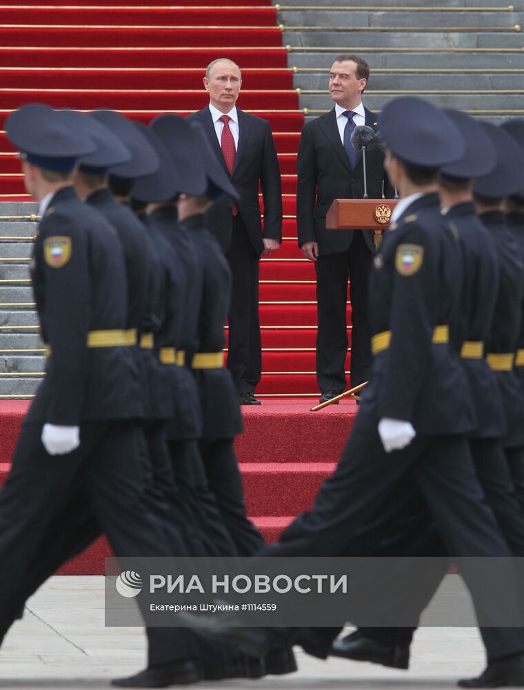 Церемония инаугурации избранного президента РФ В.Путина