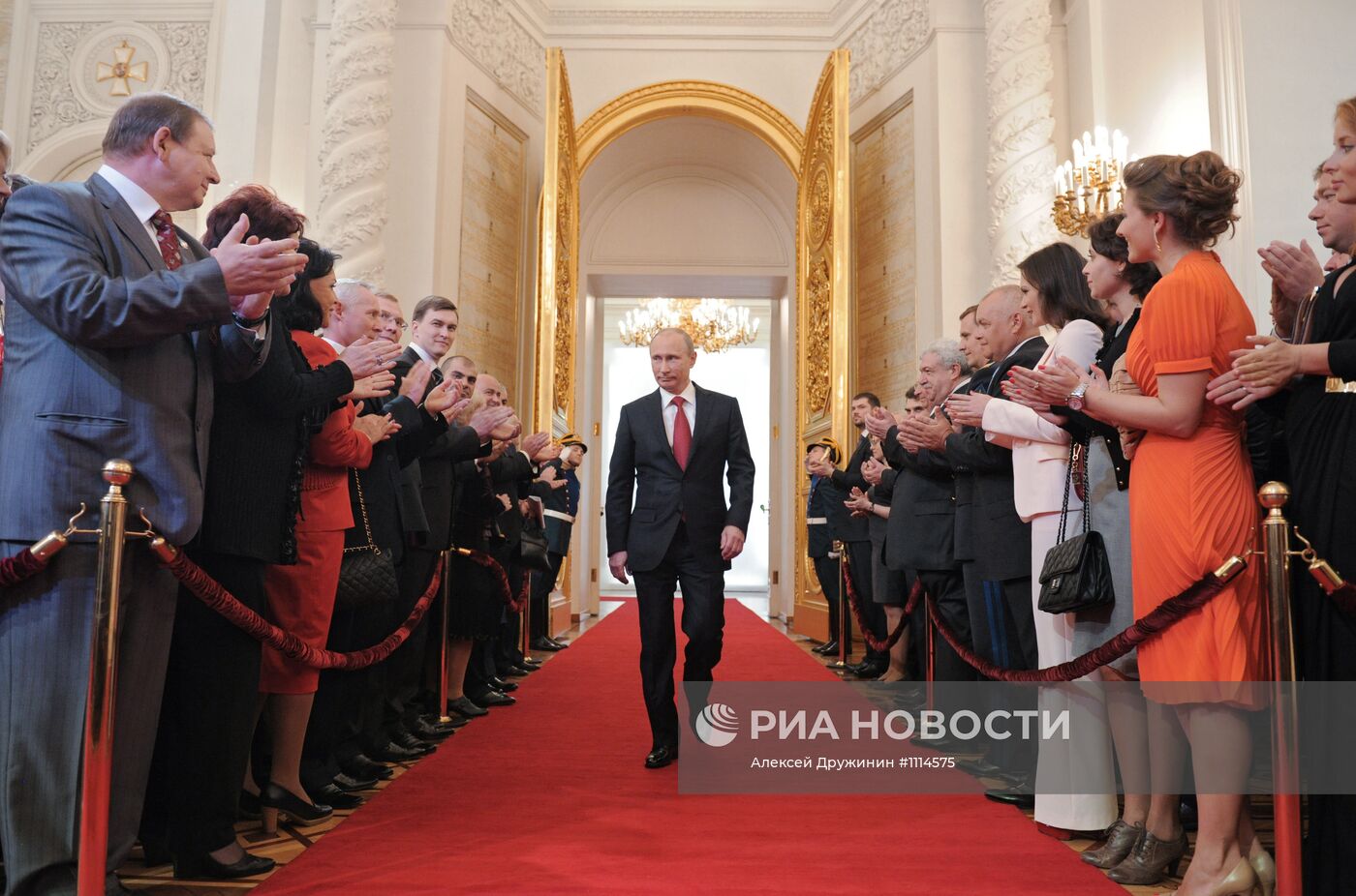 Церемония инаугурации избранного президента РФ В.Путина