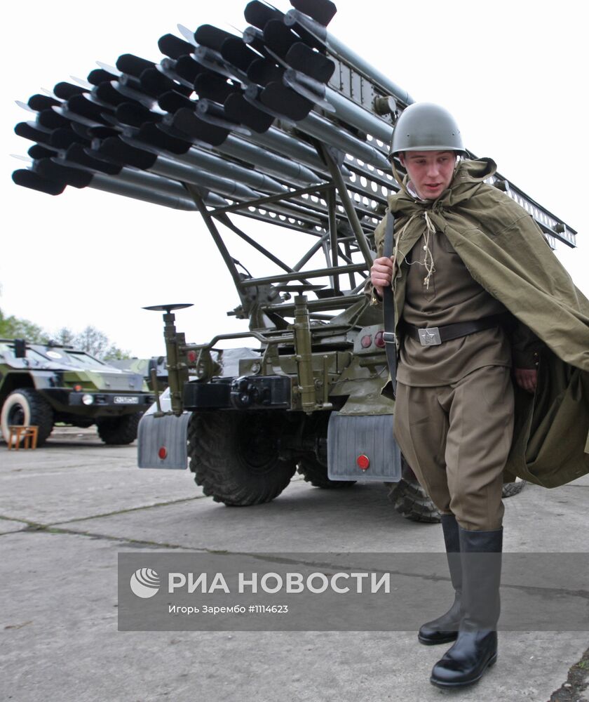 Подготовка военной техники к параду Победы