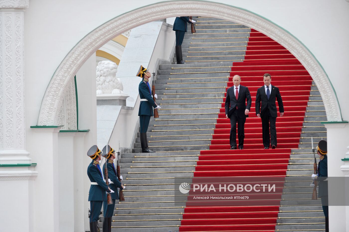 Церемония инаугурации избранного президента РФ В.Путина