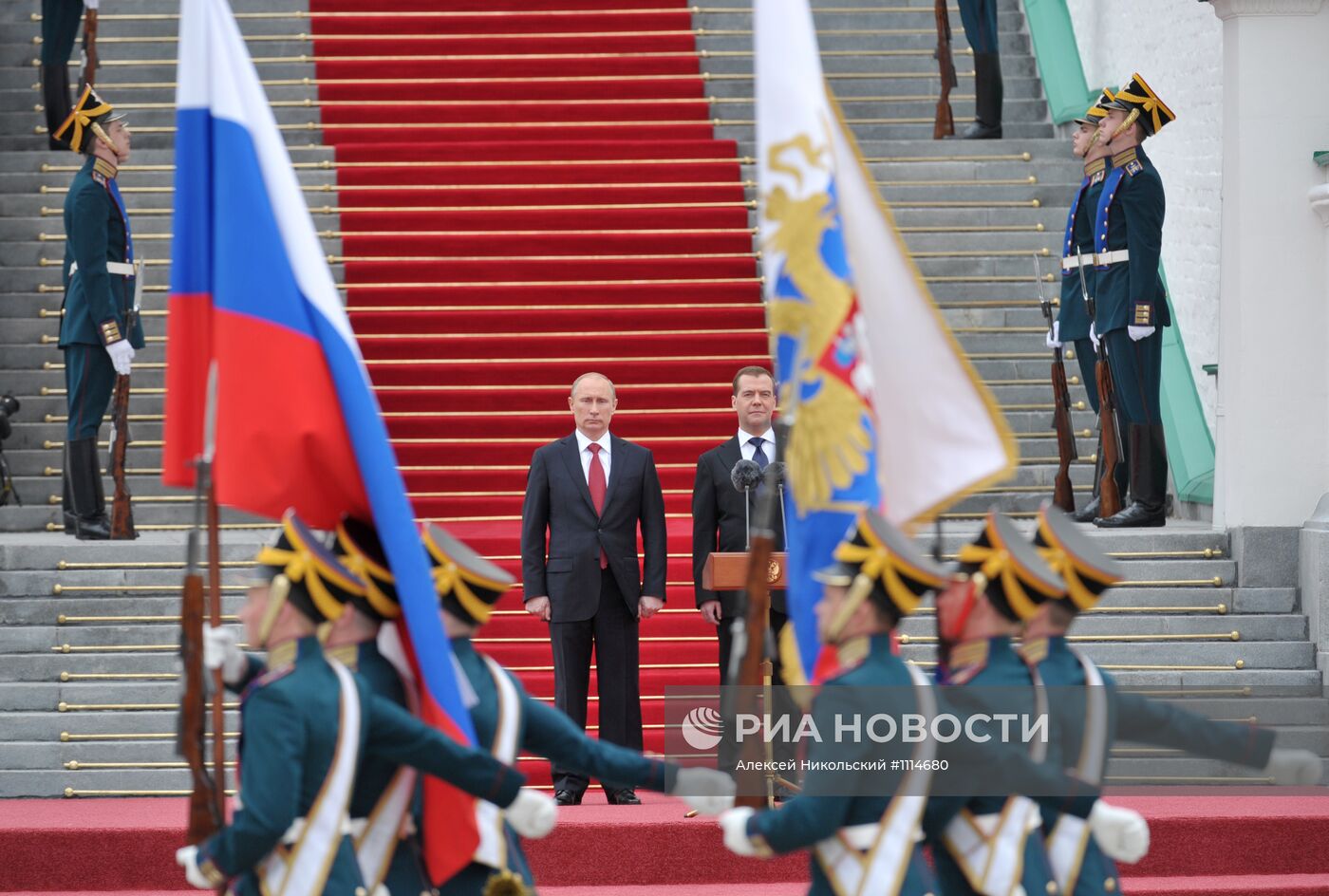 Церемония инаугурации избранного президента РФ В.Путина