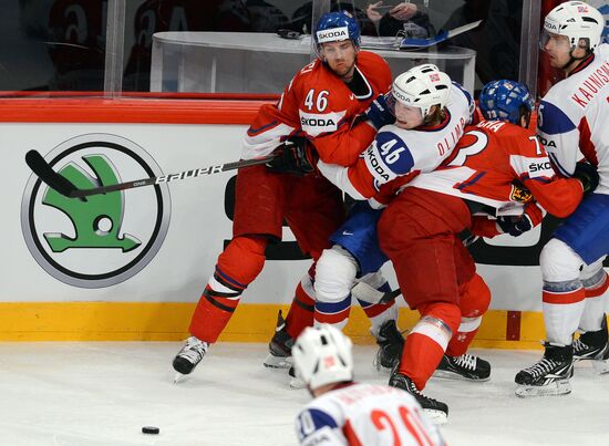 Хоккей. Чемпионат мира. Матч Чехия - Норвегия