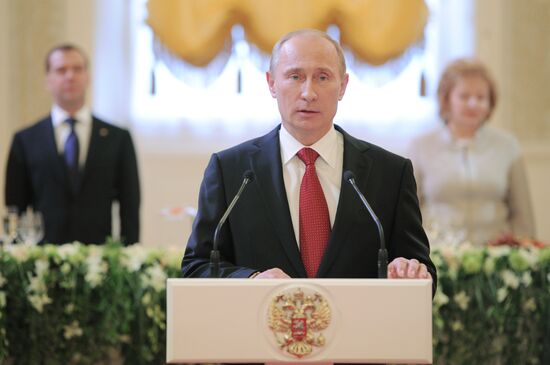 Прием по случаю вступления в должность президента РФ В.Путина