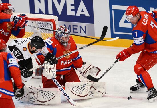 Хоккей. Чемпионат мира. Матч Россия - Германия