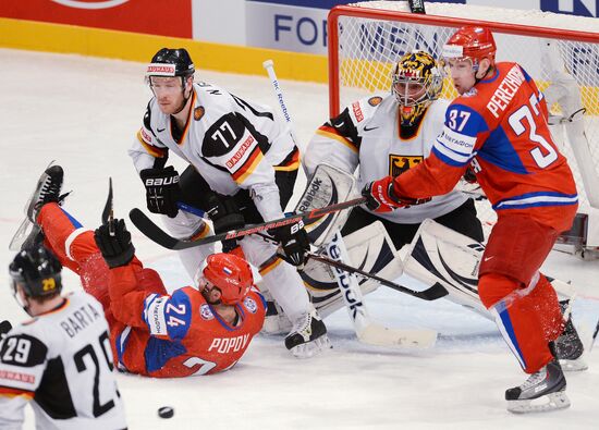 Хоккей. Чемпионат мира. Матч Россия - Германия