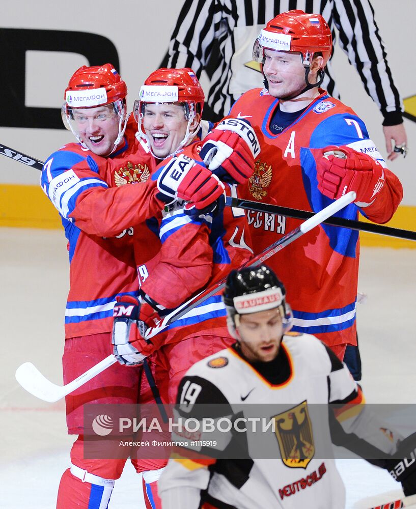 Хоккей. Чемпионат мира. Матч Россия - Германия