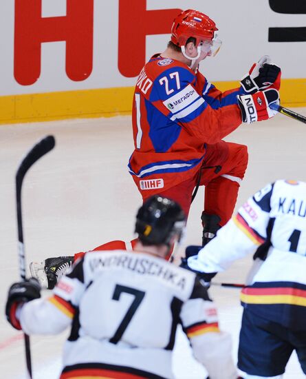 Хоккей. Чемпионат мира. Матч Россия - Германия