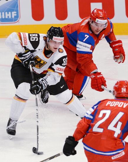 Хоккей. Чемпионат мира. Матч Россия - Германия