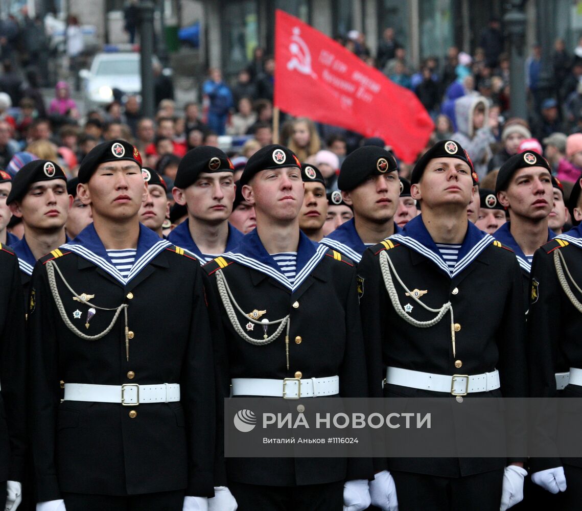 Военный парад, посвященный 67-летию Победы в ВОВ в регионах