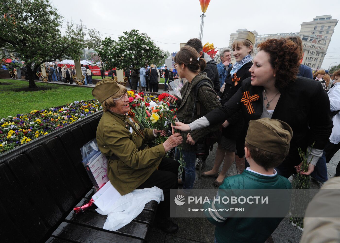 Празднование Дня Победы в Москве