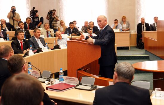 Рассмотрение кандидатуры губернатора Самарской области
