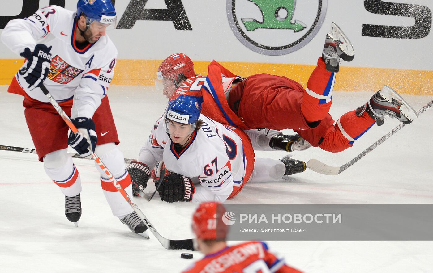 Хоккей. Чемпионат мира. Матч Россия – Чехия