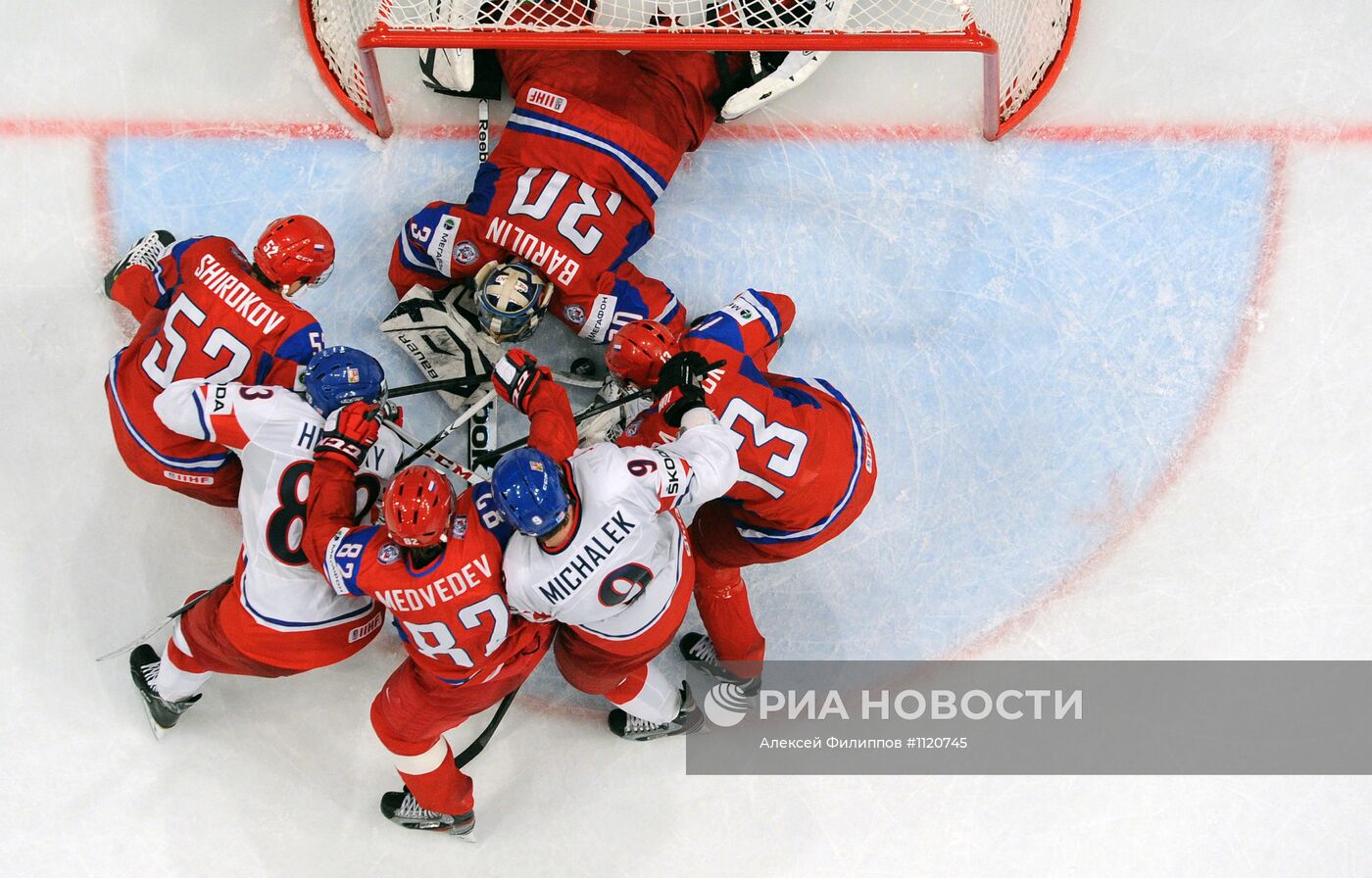 Хоккей. Чемпионат мира. Матч Россия – Чехия