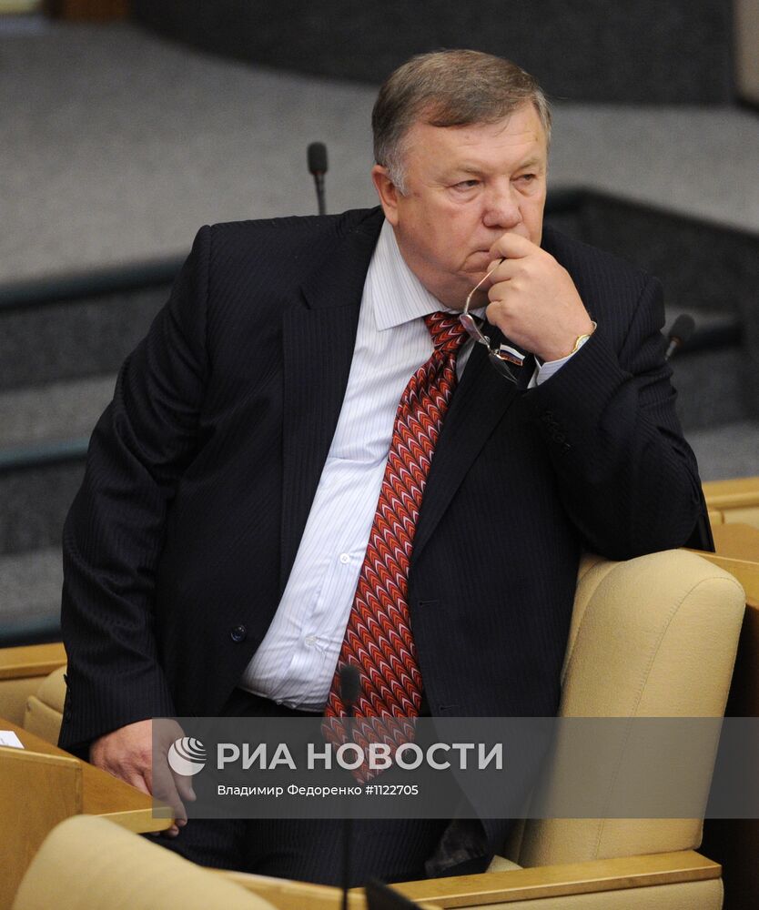 Пленарное заседание Государственной Думы РФ