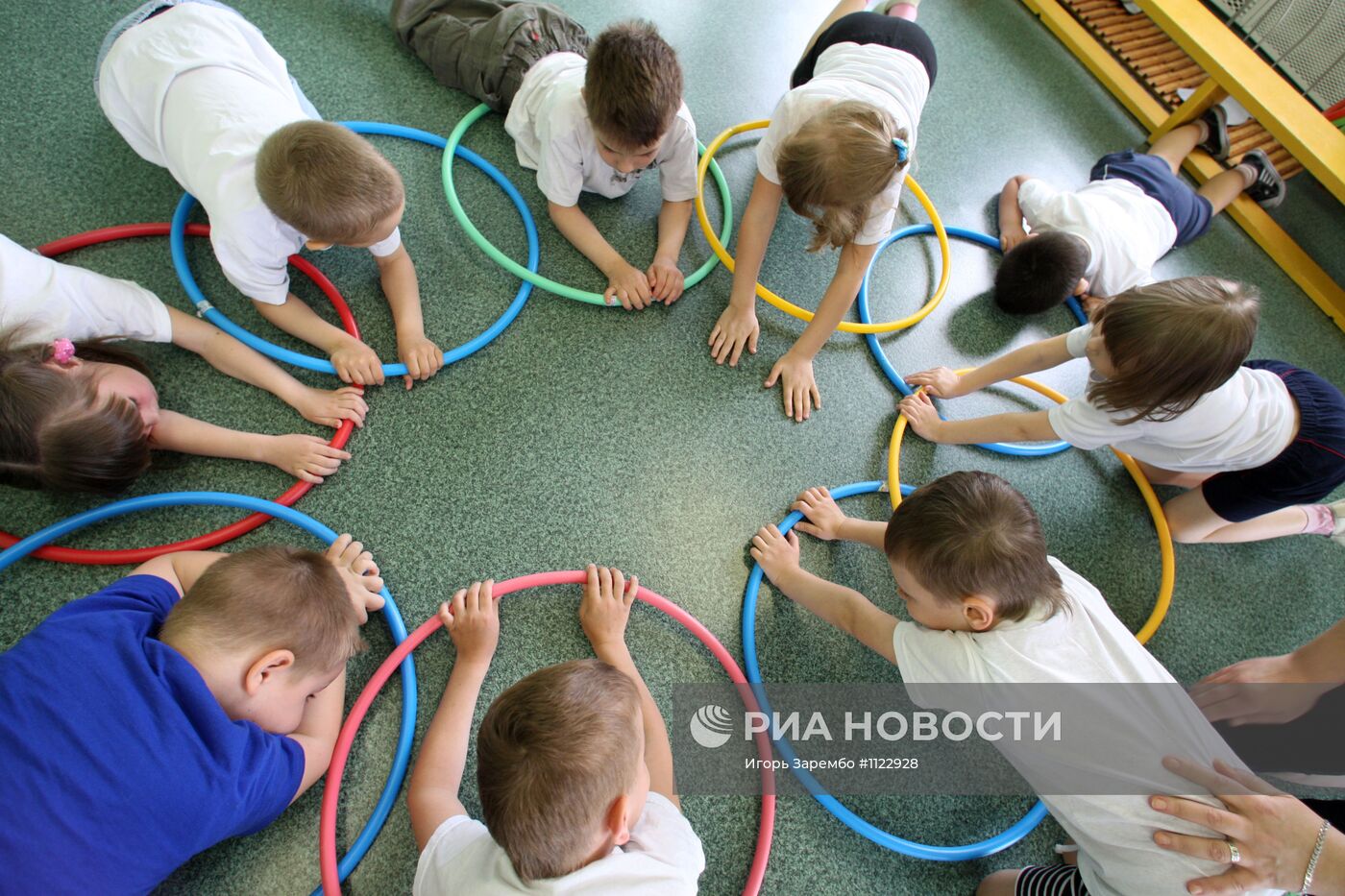 Оздоровительные занятия в детском саду №53 в Калининграде
