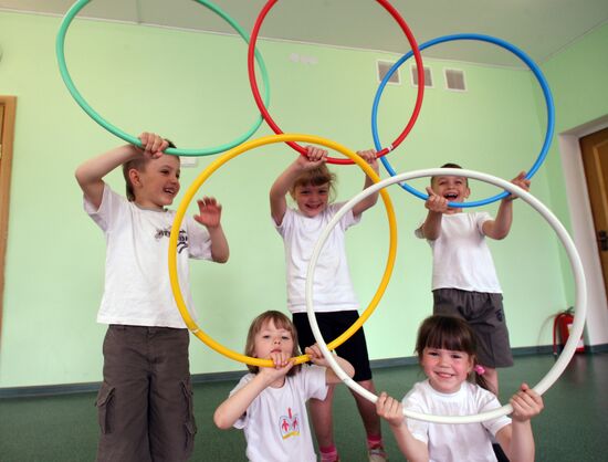 Оздоровительные занятия в детском саду №53 в Калининграде